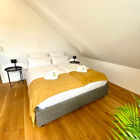 Kstay Apartment-kombi Im Eg Und Dg Fuer Bis Zu 8 Personen Mit Dachterrasse, Parkplaetzen, Smart-tvs * Eltville am Rhein