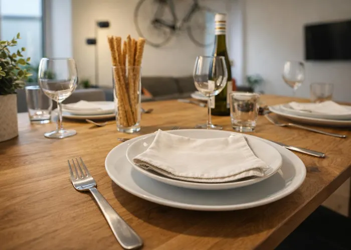 Kstay Apartment-kombi Im Eg Und Dg Fuer Bis Zu 8 Personen Mit Dachterrasse, Parkplaetzen, Smart-tvs Eltville am Rhein